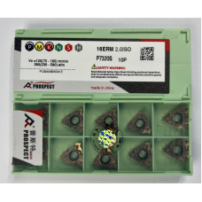 Твердосплавная резьбовая пластина 16ERM 2.0 ISO P7320S Prospect