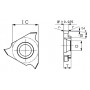 Твердосплавна канавкова пластина GBA43L 250-030 Revers Tools