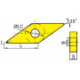 Твердосплавна токарна пластина VBMT160404 Revers Tools