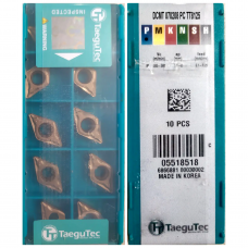 Твердосплавна токарна пластина DCMT070208 PC TT8125 TaeguTec