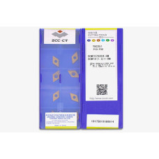 Твердосплавна токарна пластина DCMT070204-HM YBC251 ZCC-CT