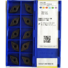 Твердосплавна токарна пластина DNMG110404-DM YBC152 ZCC-CT