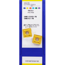 Твердосплавна токарна пластина SNMG120408-PM YBC251 ZCC-CT