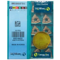 Твердосплавна токарна пластина WNMG060408 WT TT8115 TaeguTec