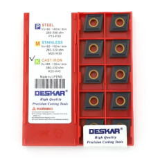 Твердосплавна токарна пластина CNMG120408 LF3018 Deskar