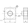 Твердосплавна токарна пластина SNMM 250924-GH NC3030 KORLOY