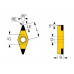 Твердосплавна токарна CBN пластина VBGW110304TX-2N WBN150 Skywalker