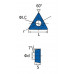 Твердосплавна токарна пластина TCMT090204-JW RT7134 Revers Tools