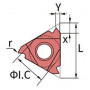 Твердосплавна резьбова пластина 16IR AG55 RT7134 Revers Tools