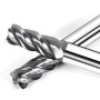 Твердосплавна кінцева радіусна фреза YB700-4F-R=1mm-HRC70-12x45x12x100mm