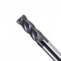 Твердосплавна кінцева радіусна фреза YB450-4F-R=0,2mm-HRC45-6x15x6x50mm