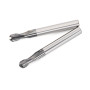 Твердосплавна кінцева сферична фреза QD450-2F-R=2mm-HRC45-4x8x4x50mm