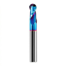 Твердосплавна кінцева сферична фреза QD650-2F-R=0,5mm-HRC65-1x2x4x50mm