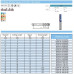 Твердосплавна кінцева фреза PD650-4F-HRC65-6x15x6x50mm