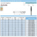 Твердосплавна кінцева фреза PD450-2F-HRC45-3x12x3x75mm