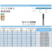 Твердосплавна кінцева фреза PD700-4F-HRC70-4x16x4x75mm