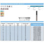 Твердосплавна кінцева фреза PD700-4F-HRC70-12x30x12x75mm